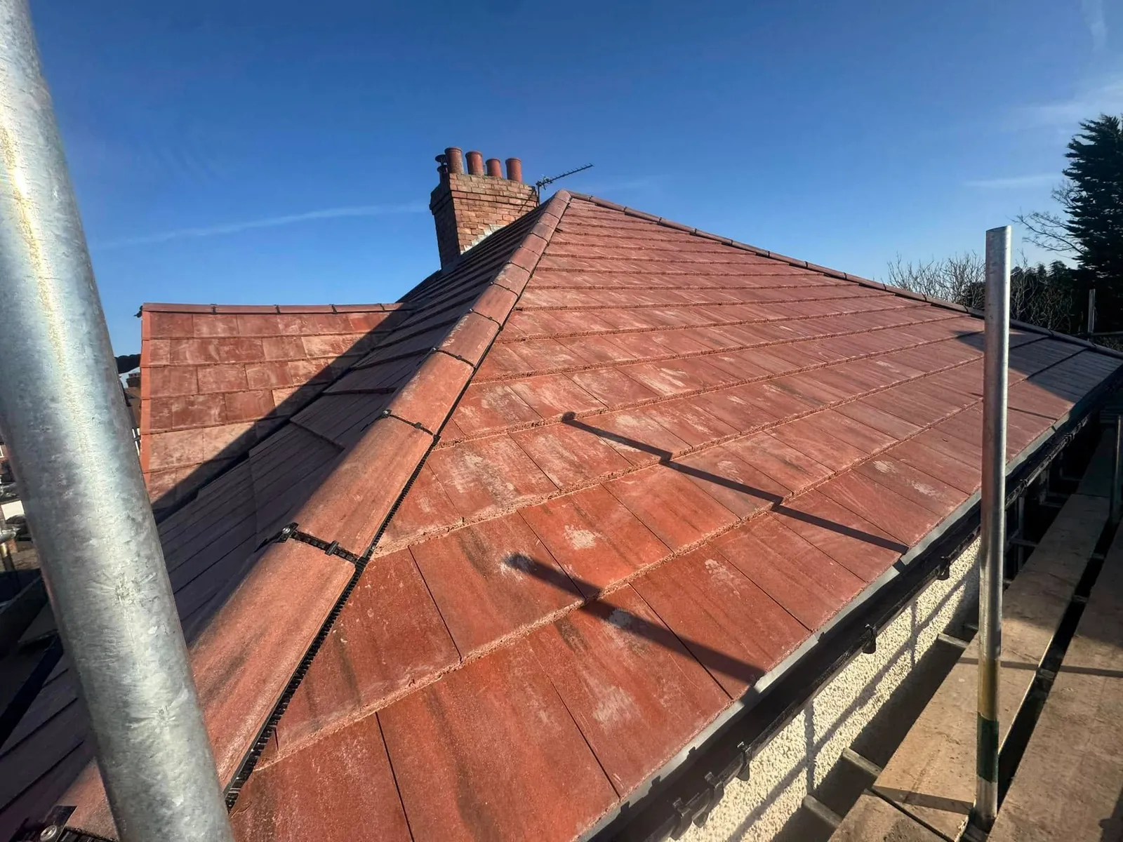 Step 4 — roofing work completed by Forthcoming Group